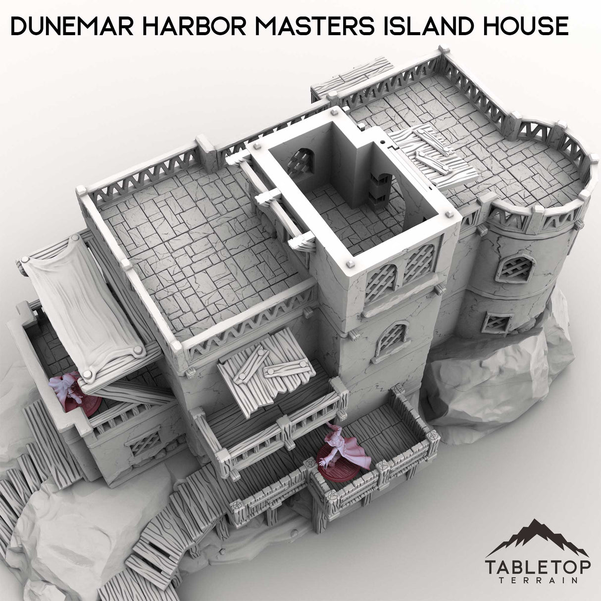 Tabletop Terrain Building Dunemar Harbor Masters Island House