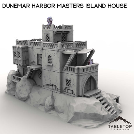Tabletop Terrain Building Dunemar Harbor Masters Island House