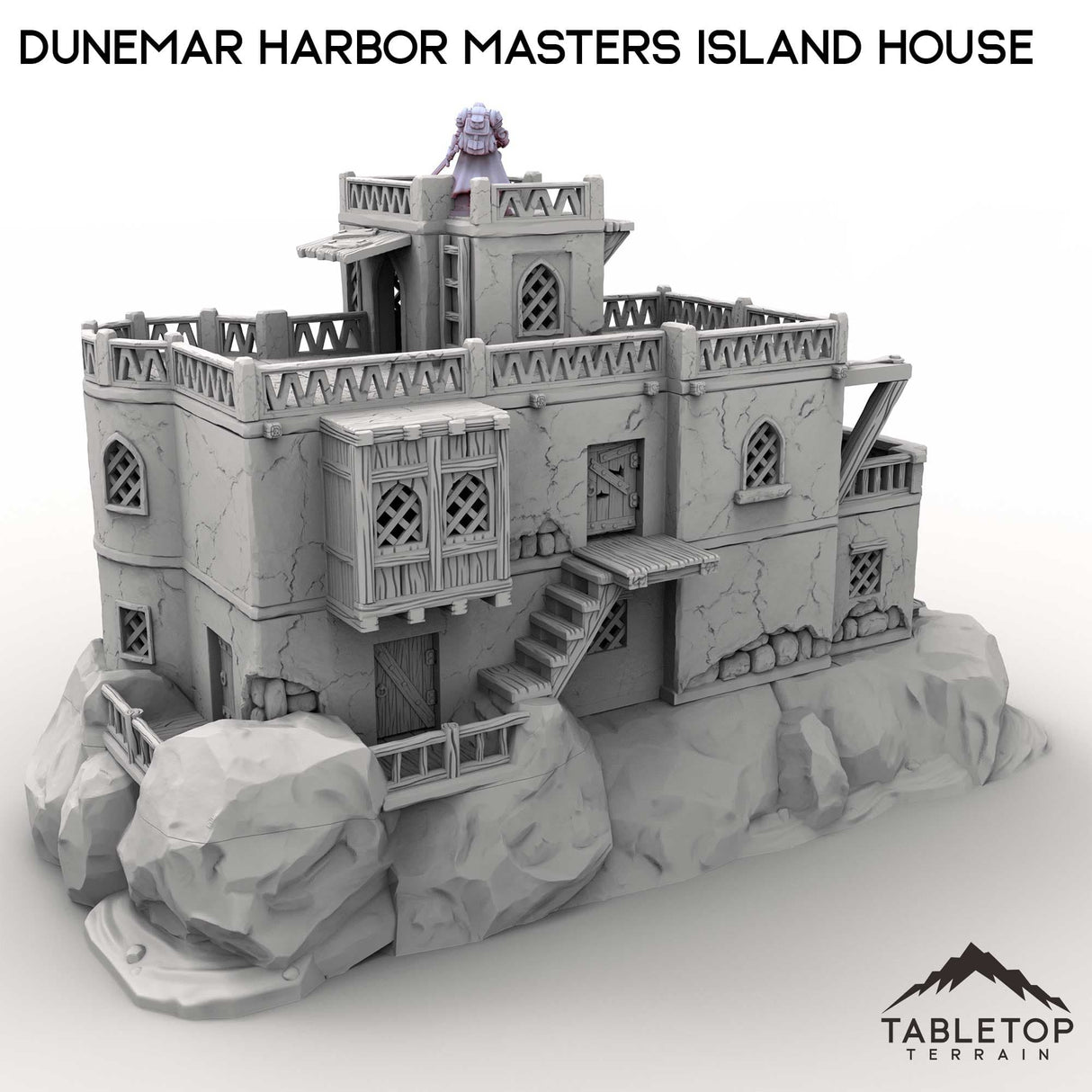 Tabletop Terrain Building Dunemar Harbor Masters Island House