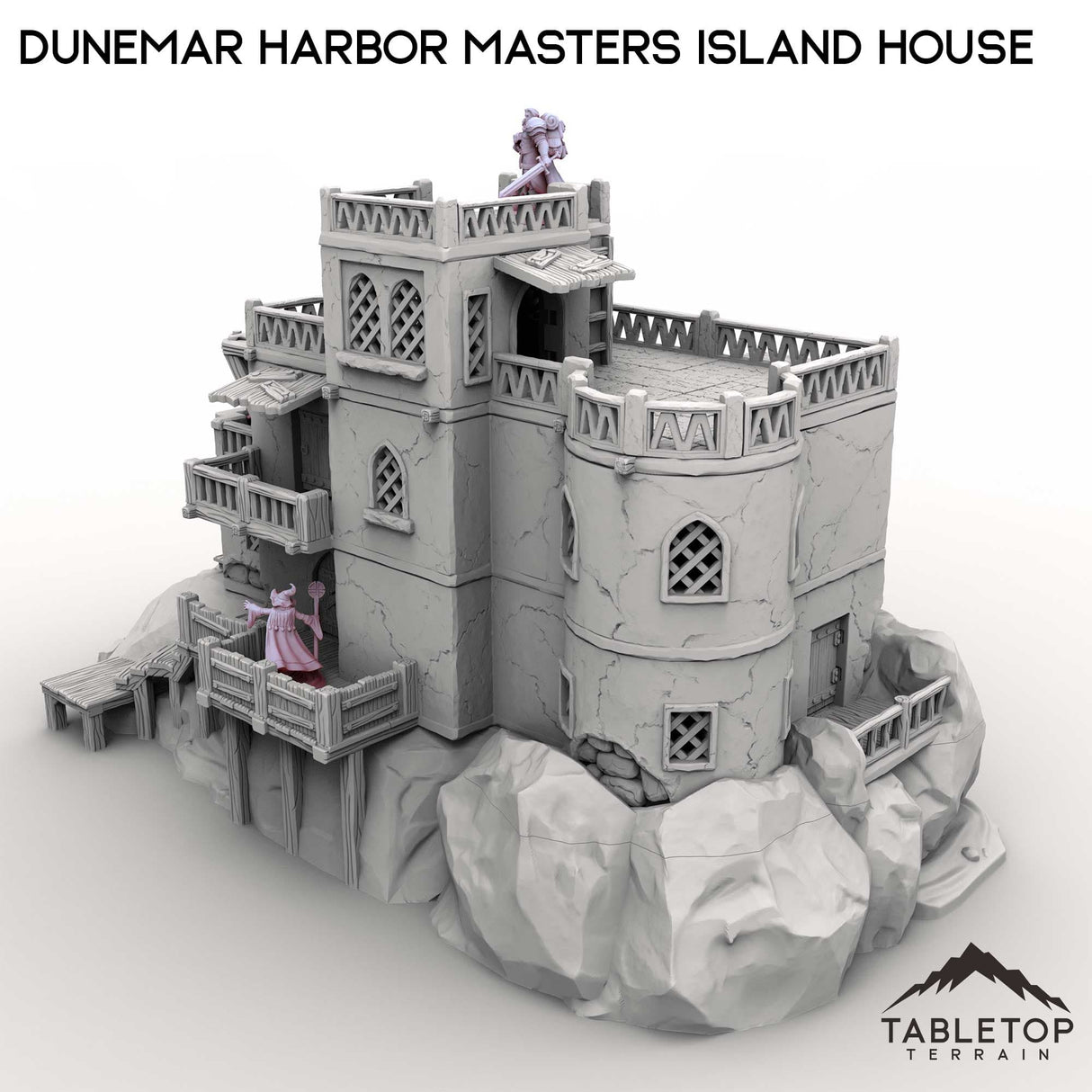 Tabletop Terrain Building Dunemar Harbor Masters Island House
