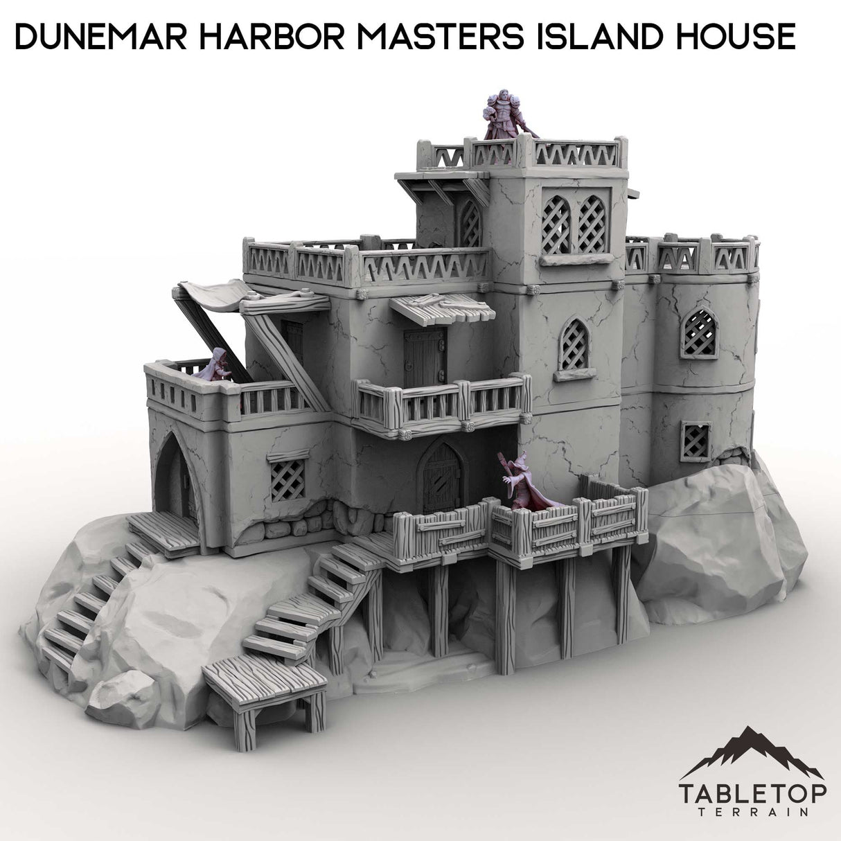 Tabletop Terrain Building Dunemar Harbor Masters Island House