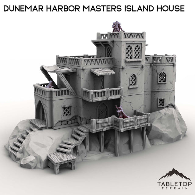 Tabletop Terrain Building Dunemar Harbor Masters Island House