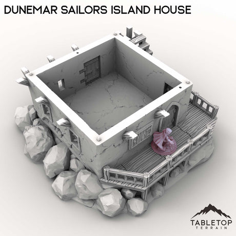 Tabletop Terrain Building Dunemar Sailors Island House