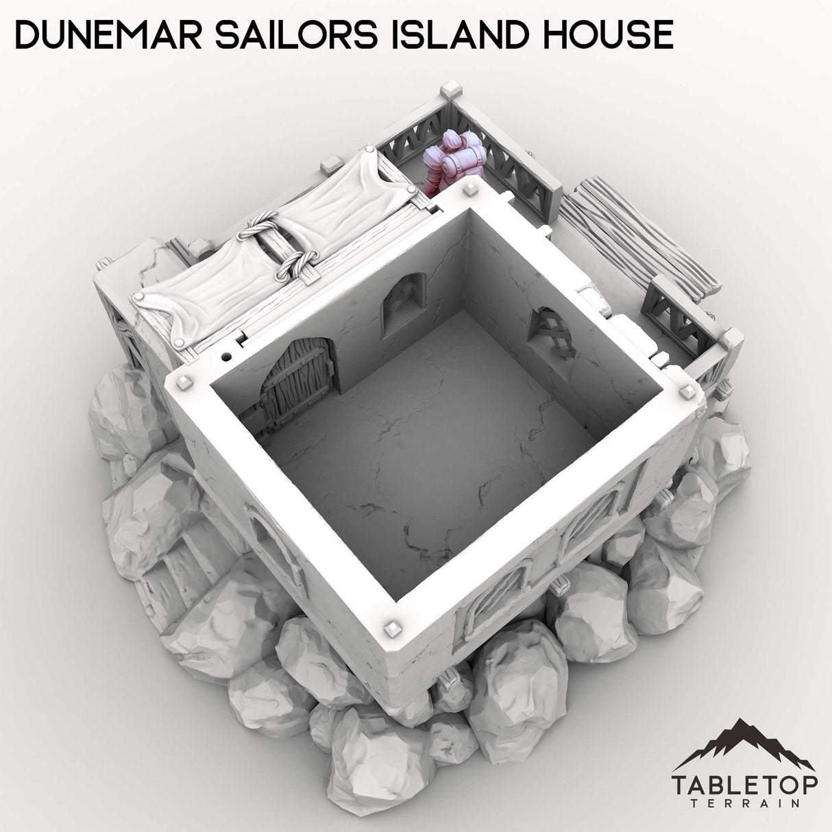Tabletop Terrain Building Dunemar Sailors Island House