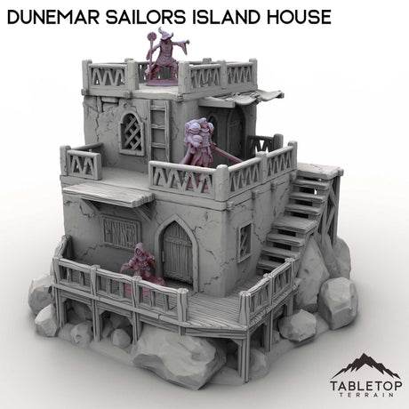 Tabletop Terrain Building Dunemar Sailors Island House