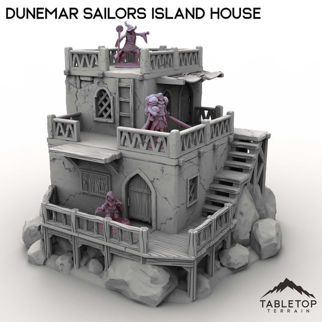 Tabletop Terrain Building Dunemar Sailors Island House
