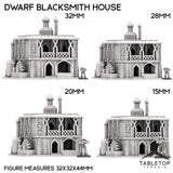 Tabletop Terrain Building Dwarf Blacksmith House