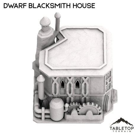 Tabletop Terrain Building Dwarf Blacksmith House