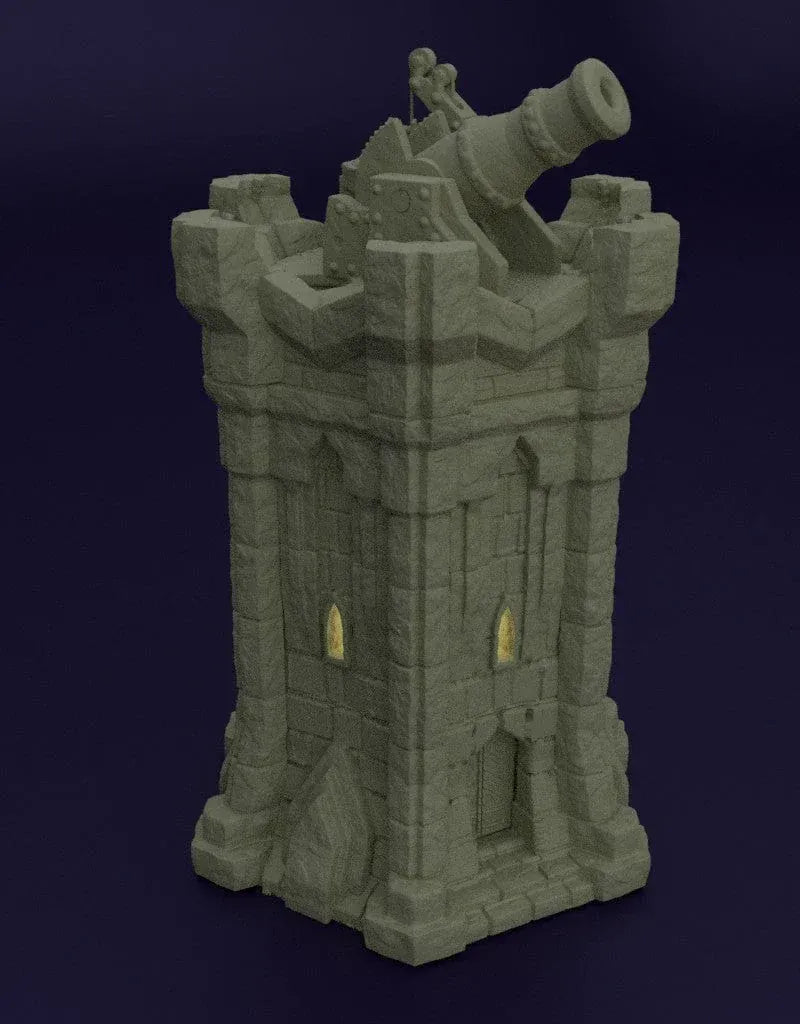 Tabletop Terrain Building Dwarf Bombard Tower