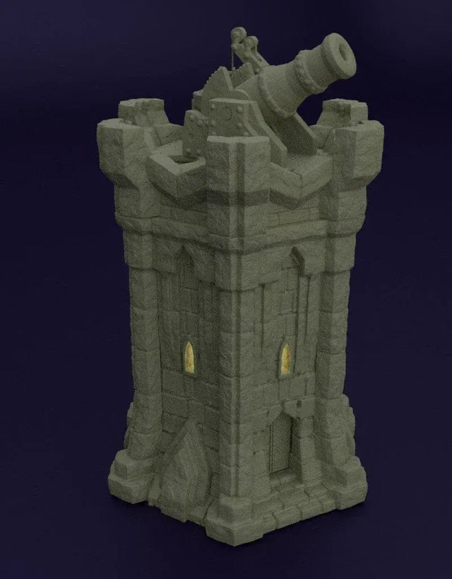 Tabletop Terrain Building Dwarf Bombard Tower
