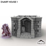 Tabletop Terrain Building Dwarf House 1