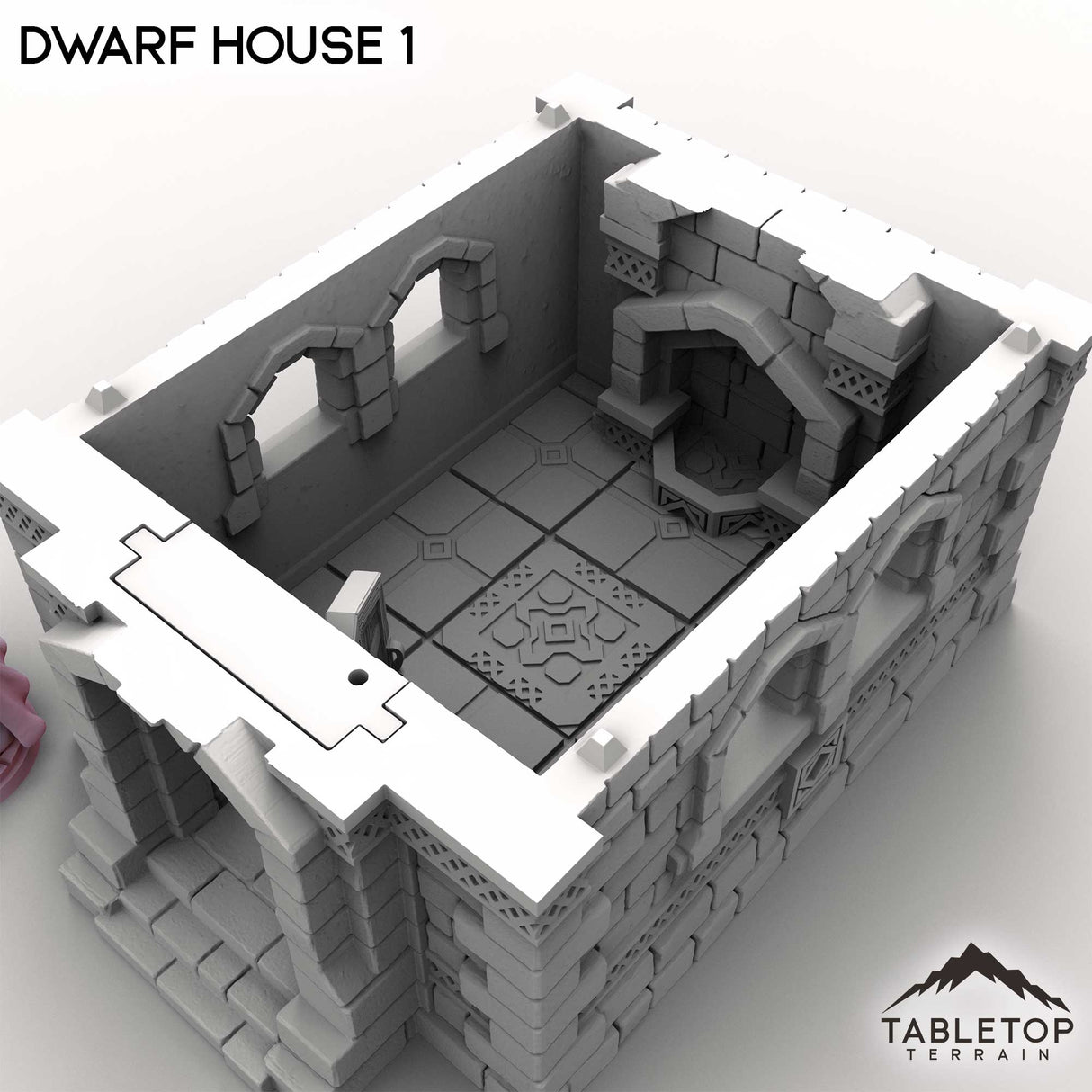 Tabletop Terrain Building Dwarf House 1