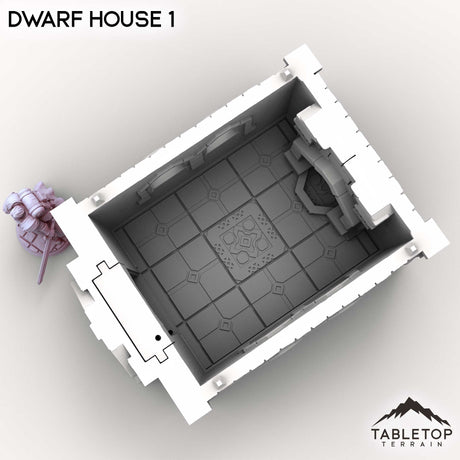 Tabletop Terrain Building Dwarf House 1