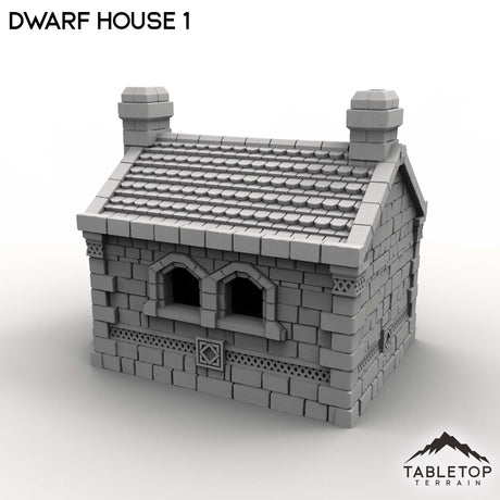Tabletop Terrain Building Dwarf House 1