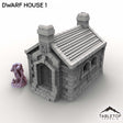 Tabletop Terrain Building Dwarf House 1