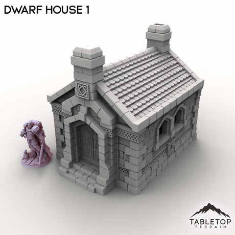 Tabletop Terrain Building Dwarf House 1