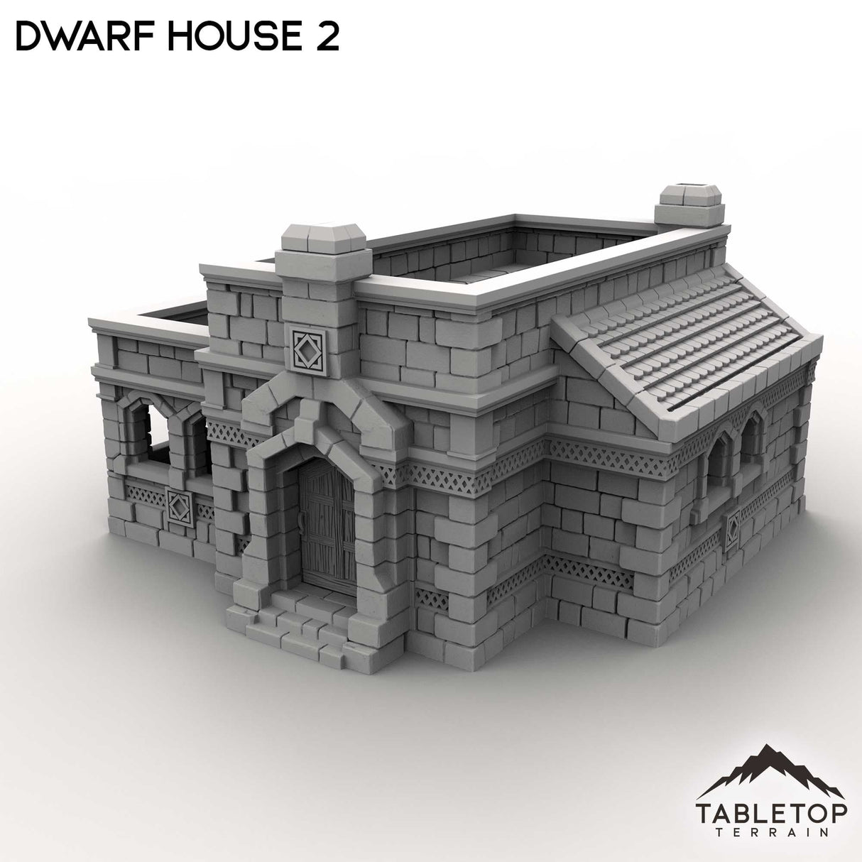 Tabletop Terrain Building Dwarf House 2