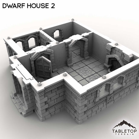 Tabletop Terrain Building Dwarf House 2