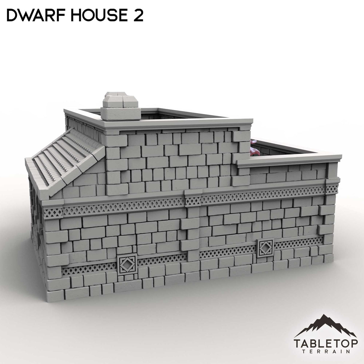 Tabletop Terrain Building Dwarf House 2