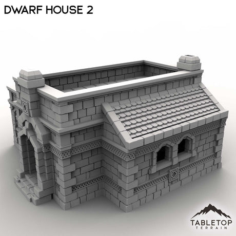 Tabletop Terrain Building Dwarf House 2