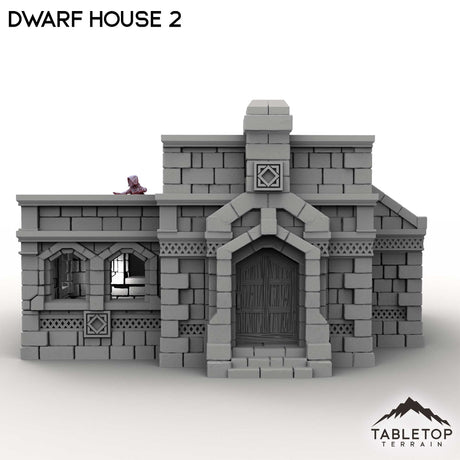 Tabletop Terrain Building Dwarf House 2