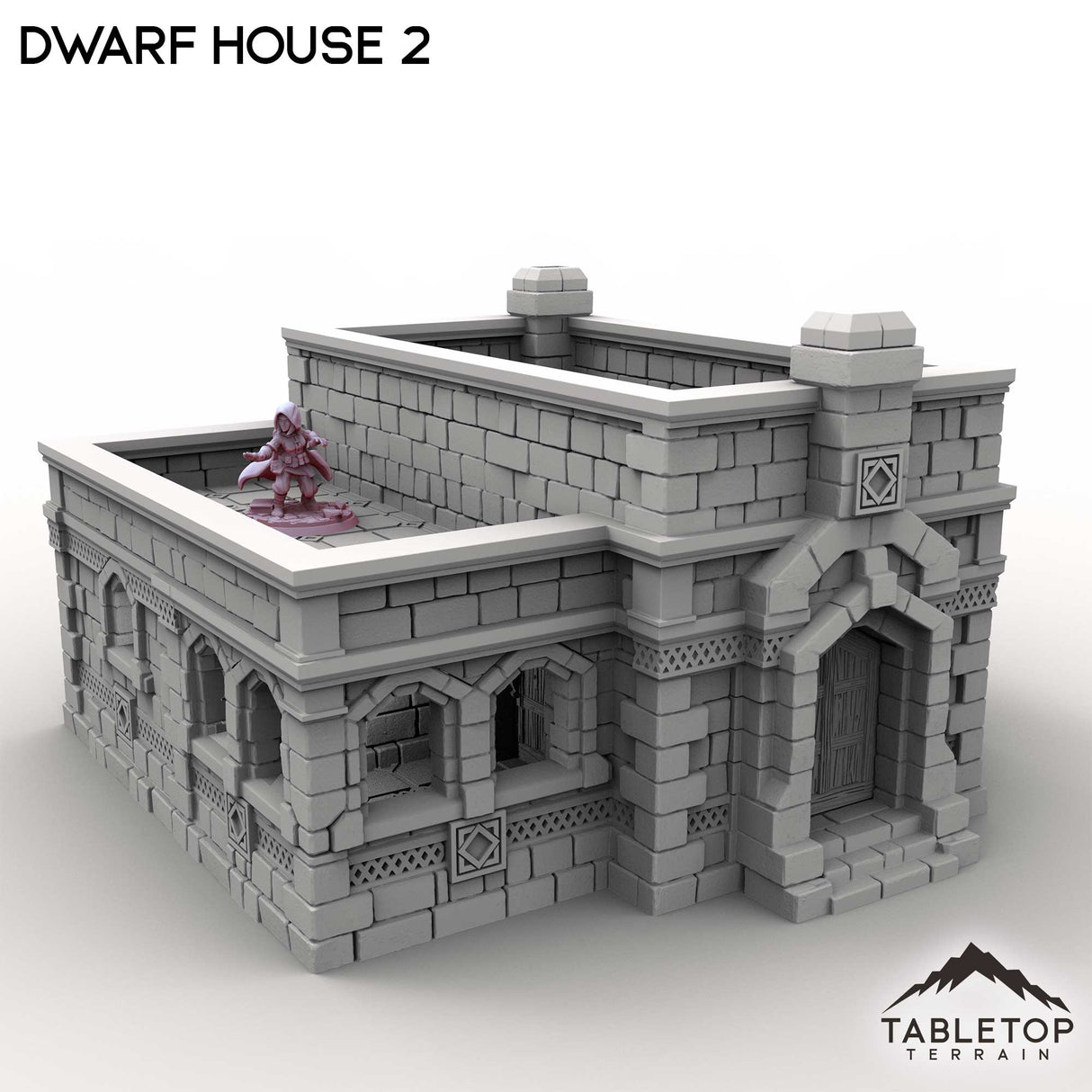 Tabletop Terrain Building Dwarf House 2