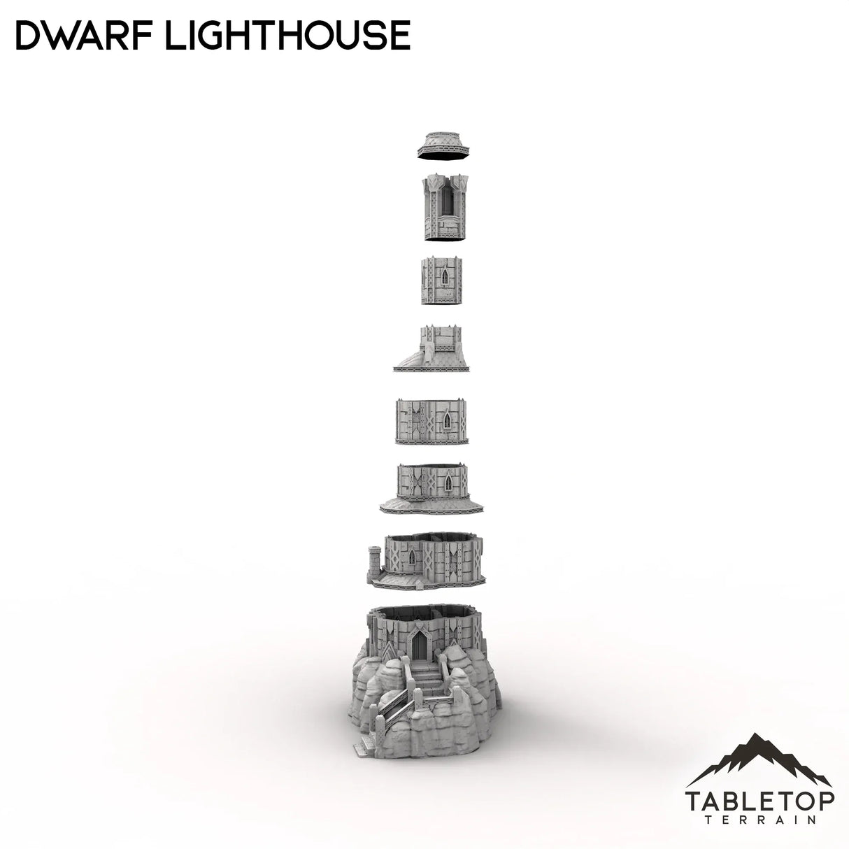 Tabletop Terrain Building Dwarf Lighthouse