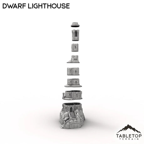 Tabletop Terrain Building Dwarf Lighthouse