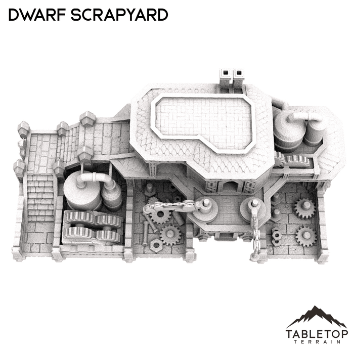 Tabletop Terrain Building Dwarf Scrapyard