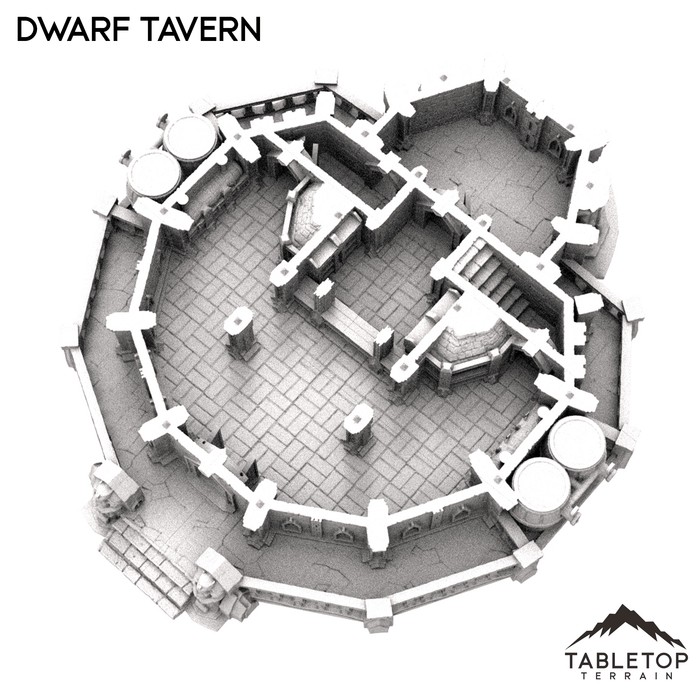 Tabletop Terrain Building Dwarf Tavern