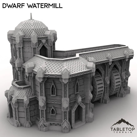 Tabletop Terrain Building Dwarf Watermill