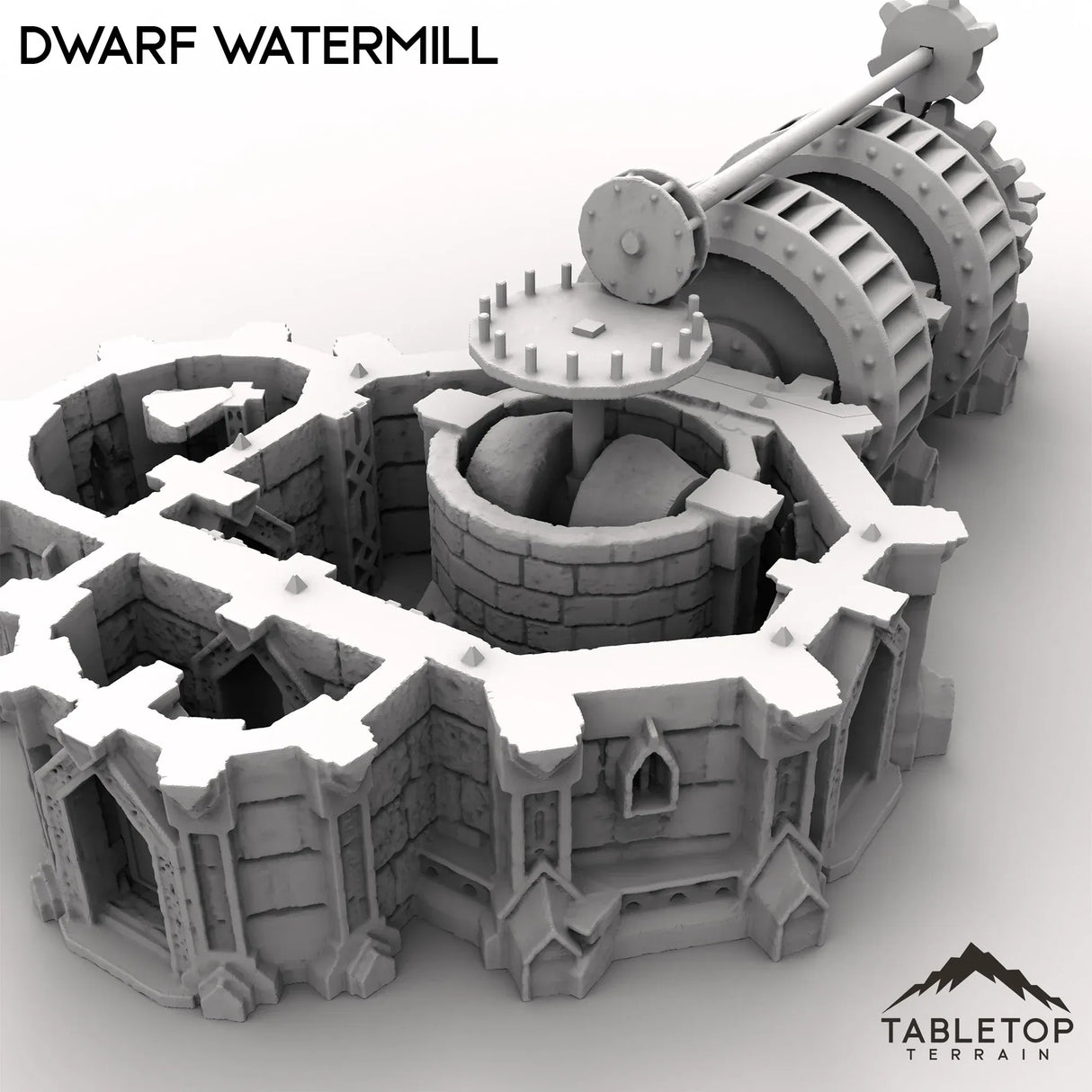 Tabletop Terrain Building Dwarf Watermill