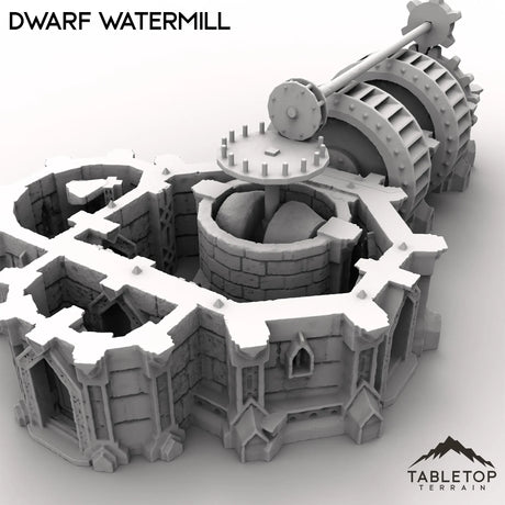 Tabletop Terrain Building Dwarf Watermill