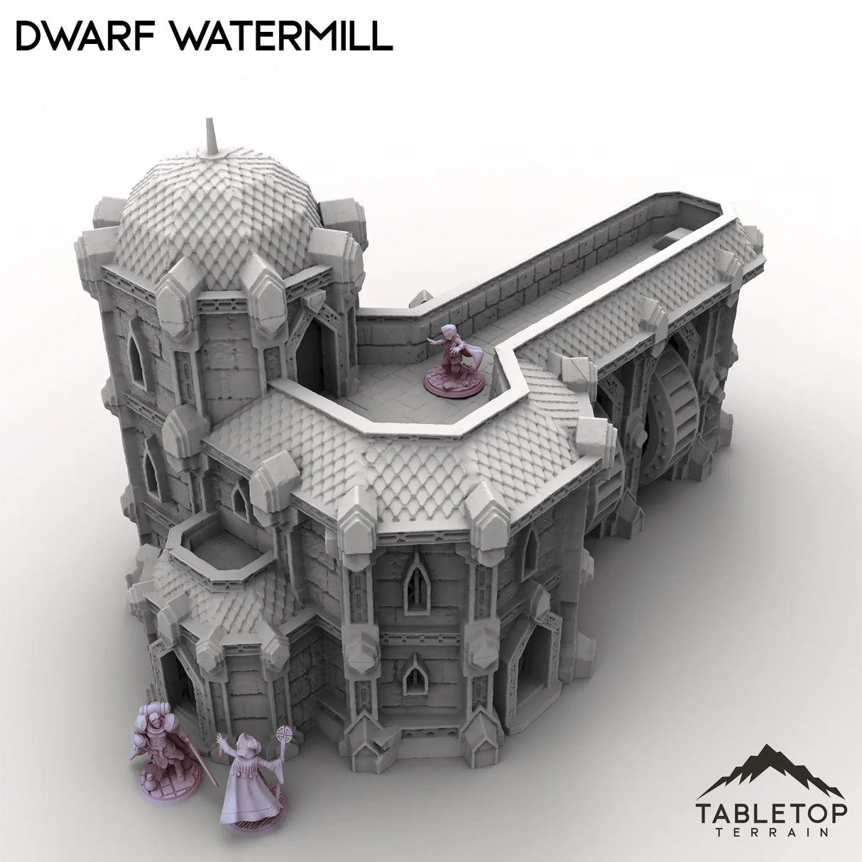 Tabletop Terrain Building Dwarf Watermill