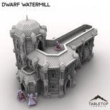 Tabletop Terrain Building Dwarf Watermill