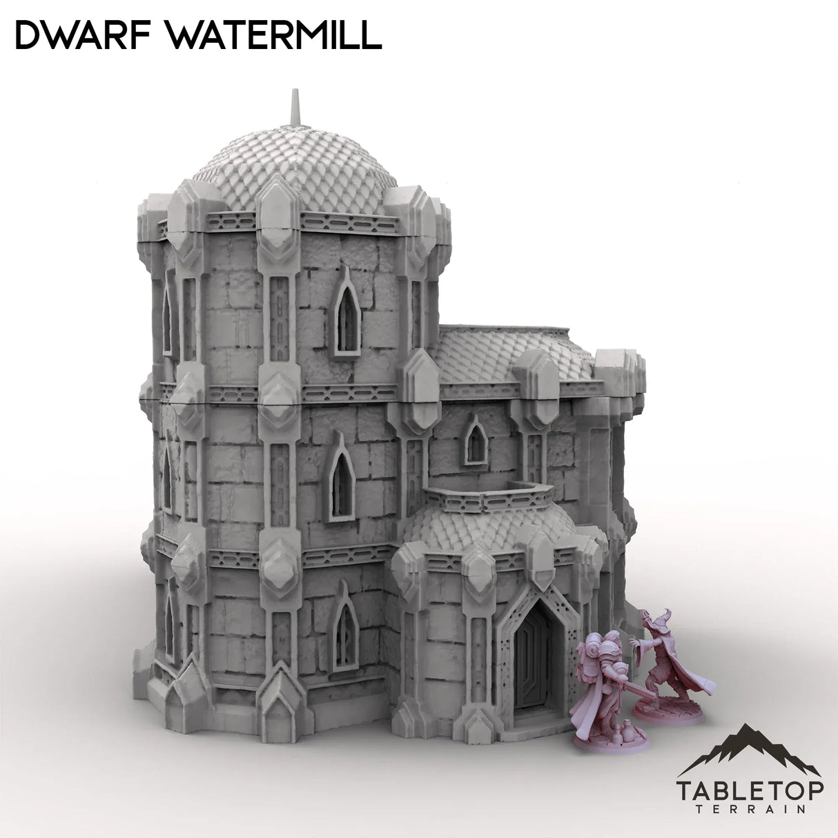 Tabletop Terrain Building Dwarf Watermill
