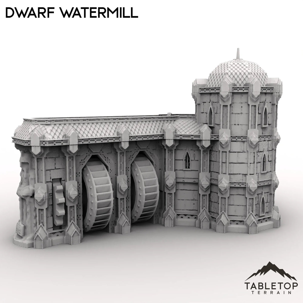 Tabletop Terrain Building Dwarf Watermill