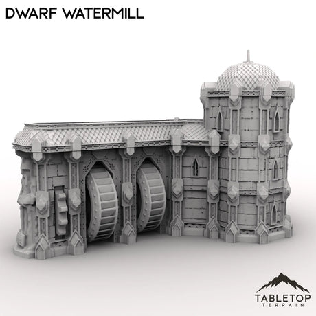 Tabletop Terrain Building Dwarf Watermill
