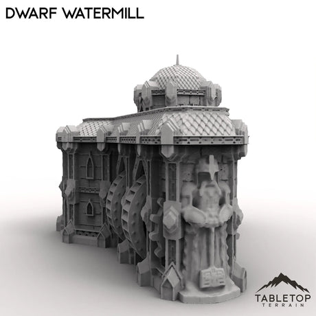 Tabletop Terrain Building Dwarf Watermill