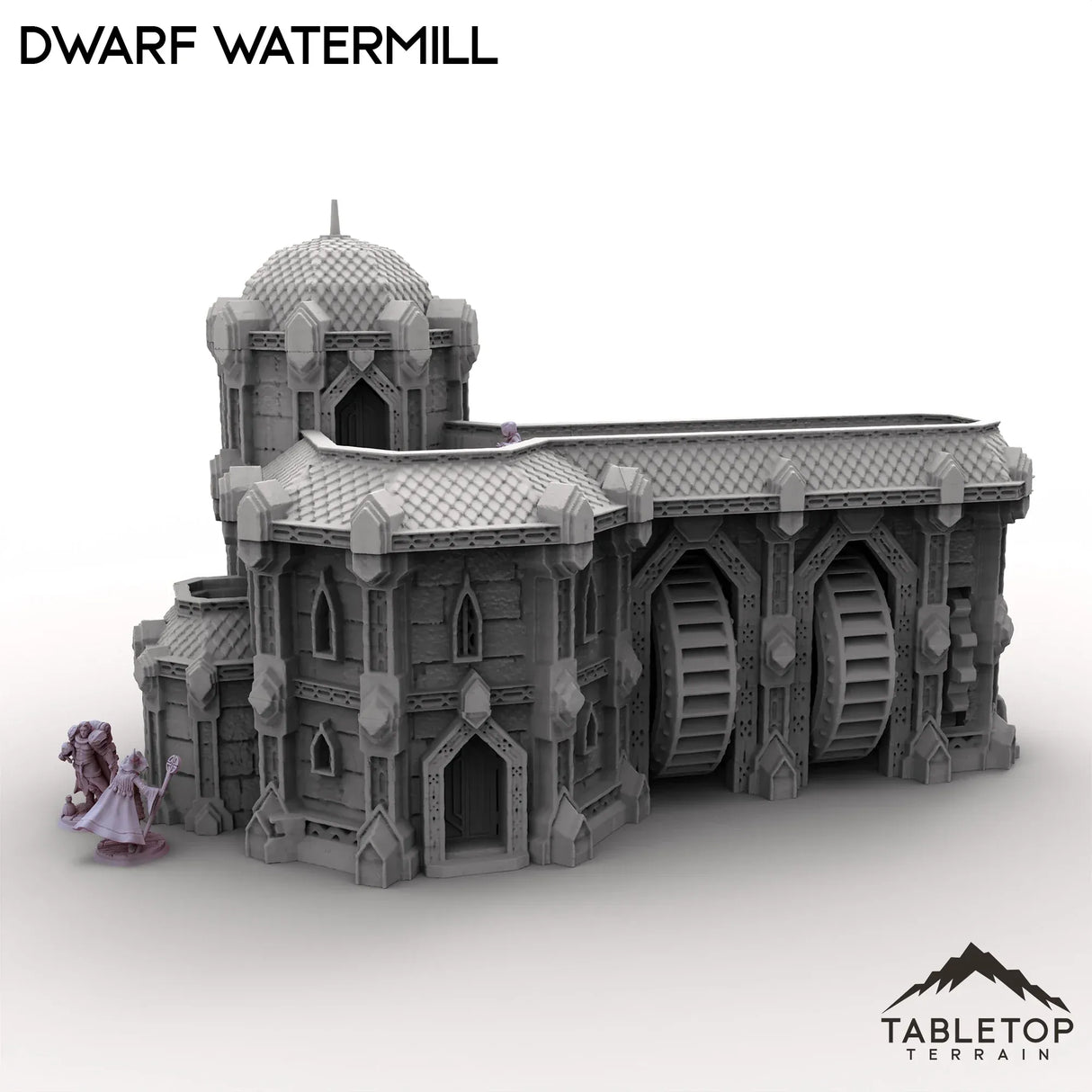 Tabletop Terrain Building Dwarf Watermill