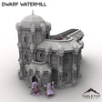 Tabletop Terrain Building Dwarf Watermill