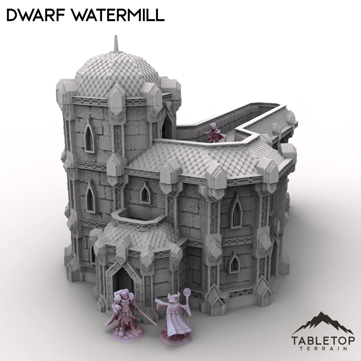 Tabletop Terrain Building Dwarf Watermill