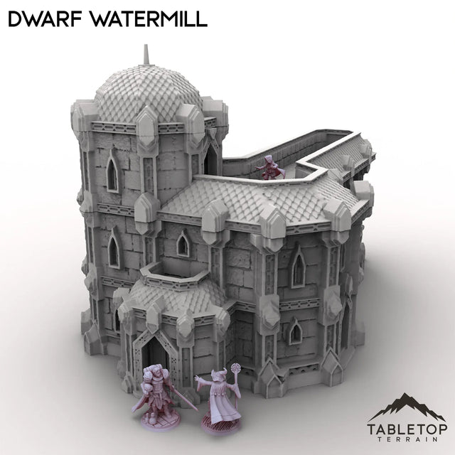 Tabletop Terrain Building Dwarf Watermill