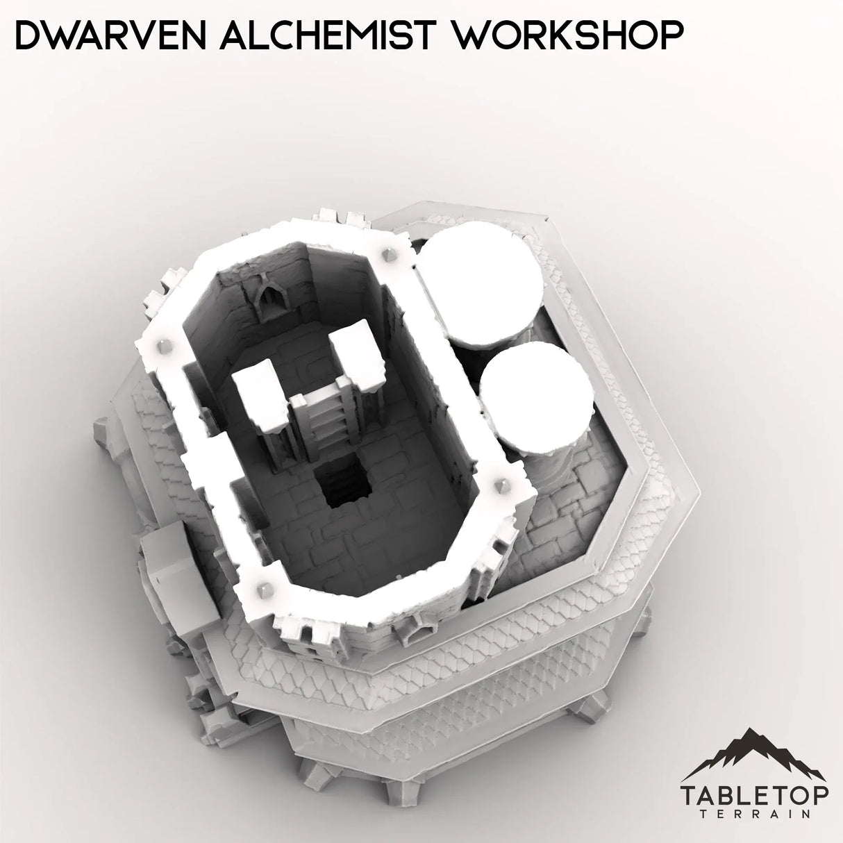 Tabletop Terrain Building Dwarven Alchemist Workshop