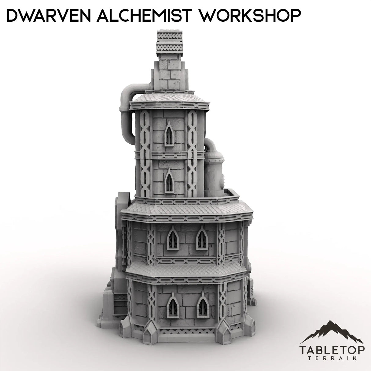 Tabletop Terrain Building Dwarven Alchemist Workshop