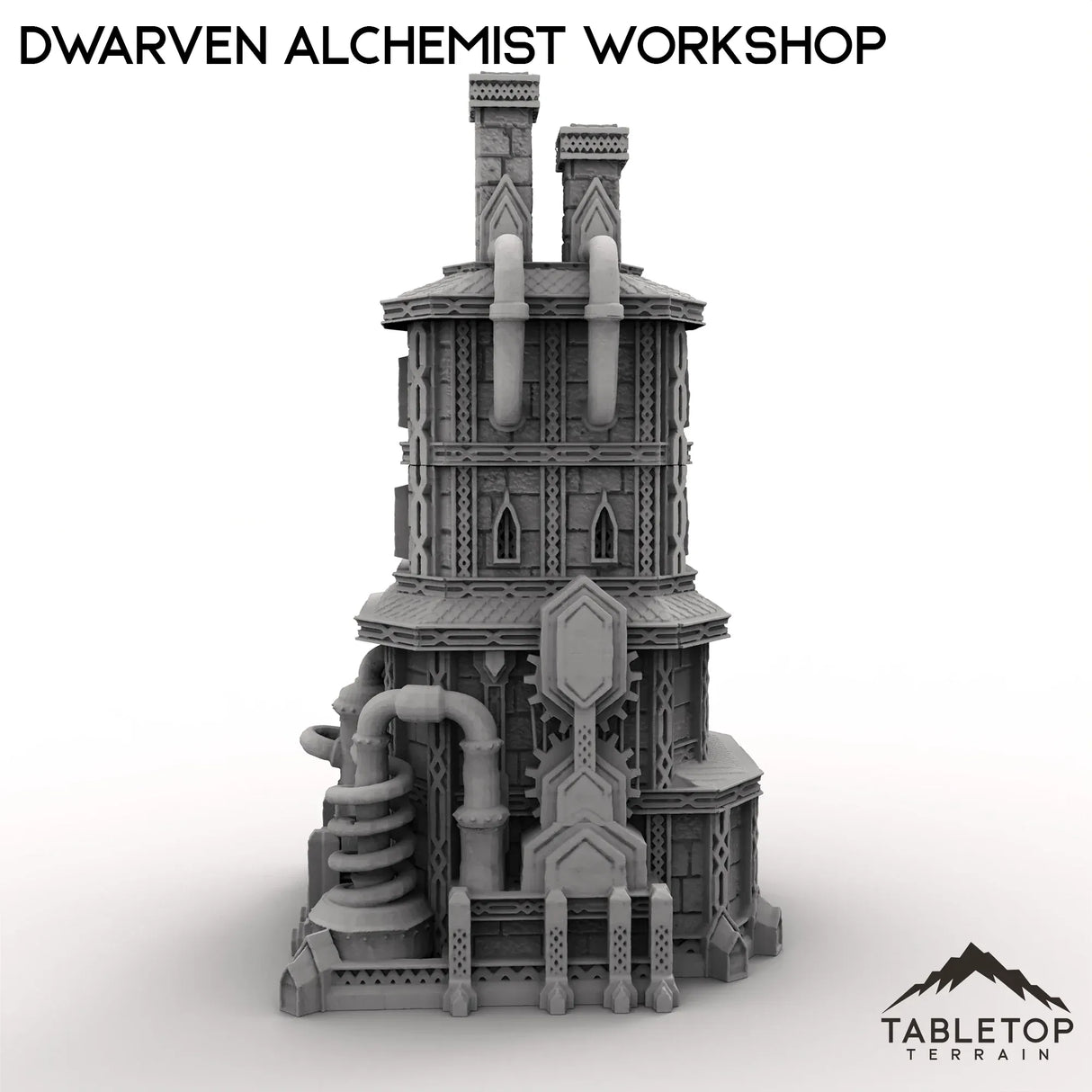 Tabletop Terrain Building Dwarven Alchemist Workshop