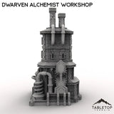 Tabletop Terrain Building Dwarven Alchemist Workshop