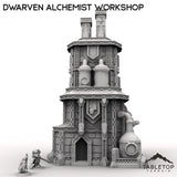 Tabletop Terrain Building Dwarven Alchemist Workshop