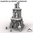 Tabletop Terrain Building Dwarven Alchemist Workshop