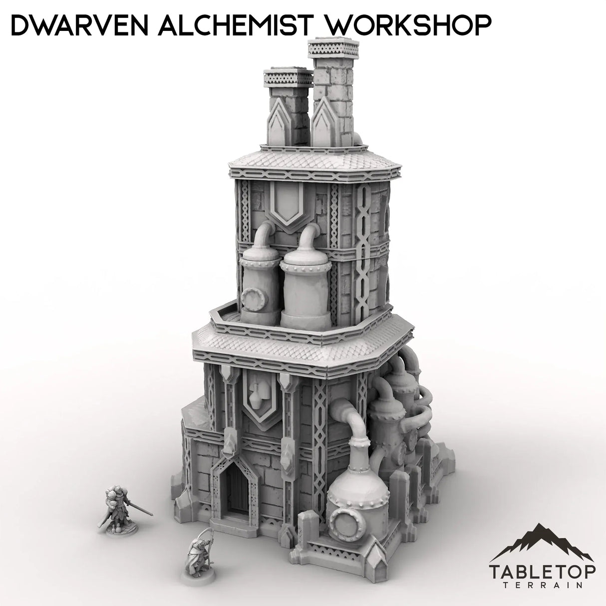 Tabletop Terrain Building Dwarven Alchemist Workshop